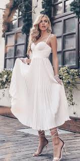 24 Gorgeous Tea Length Wedding Dresses Wedding Forward In 2020 Tea Length Wedding Dress Tea Length Bridesmaid Dresses Wedding Dresses Simple