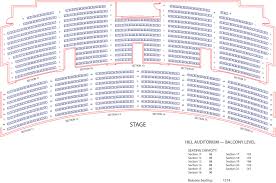 Hill Auditorium Seating Chart Www Bedowntowndaytona Com