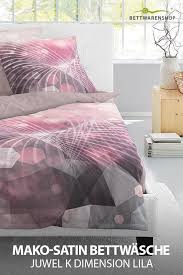 Irisette Mako Satin Bettwasche Juwel K Dimension Lila Mako Satin Bettwasche Bettwasche Bett