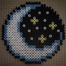 Moon Perler Beads By Tragedies And Lullabies Bugelperlen Basteln Bugelperlen Schmelzperlen