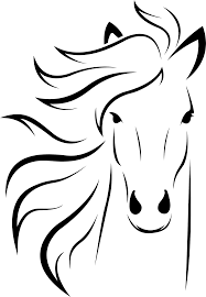 Discover more vector face, abstract face and drawing vector download for free! Horse Face Line Art Icons Png Free Png And Icons Downloads