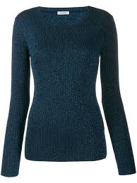 P A R O S H Lurex Roundneck Sweater