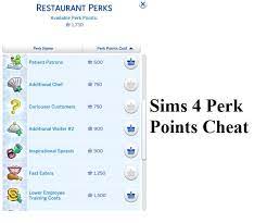 In this page, we've covered all the sims 4. Sims 4 Perk Points Cheat Dine Out Cheats 2021 Updated
