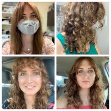 It is an ideal way to achieve the sleek updos if you have a long face. How Do You Style Your Bangs Curlyhair
