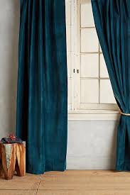 Washed Velvet Curtain Anthropologie Com Blaue Samtvorhange Samtvorhange Schlafzimmer Vorhange