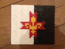 Baussant Scout D Europe En Perles Hama Scoutisme Scout D Europe Dessin Pixel
