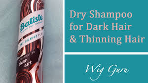 Perfect for thin, fine, or dry hair that's also colour treated, this luxe formula makes breakage a thing of the past, boosting brittle strands and maintaining hair health during cleansing. Dry Shampoo For Dark Hair Or Thin Hair Youtube