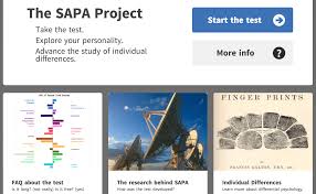 the sapa project personality test explore your personality