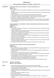 Learning Management System Administrator Resume Samples Velvet Jobs