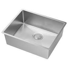 This black stainless steel sink from xing hua home is perfect to install in a black&white kitchen scheme. Norrsjon Sink Stainless Steel Shop Here Ikea