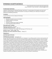 Cvs Pharmacy Technician Resume Example Livecareer