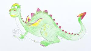 Learning how to draw a dragon can be tricky. How To Color A Cute And Fun Dragon For Kids Faber Castell Usa