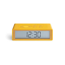 Seiko clock yellow qhl062y first look you. Lexon Flip Travel Mini Travel Reversible Alarm Clock Reversible Display
