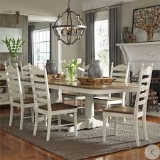 Springfield Honey And Cream Double Pedestal Extendable Dining Room Set In 2020 Dining Room Table Makeover Farmhouse Dining Room Table Casual Dining Rooms