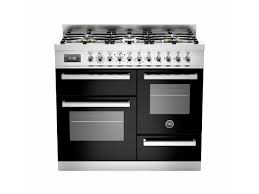 6 burner gas stove and electric oven for even cooking. 90 Cm 6 Burner Electric Oven Bertazzoni