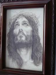NEW Mark Cannon Jesus Crown of Thorns Ornate Wood Frame Box Note  cards/Envelopes