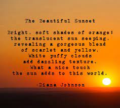 Poem About The Beautiful Sunset Poems Beautiful Sunset Quotes Beautiful Sunset