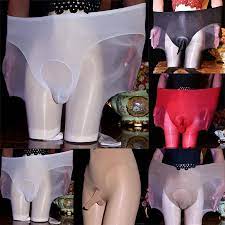 Mens High Glossy Pantyhose Nylon Stocking Tights-Penis Sheath Pouch-Size |  eBay