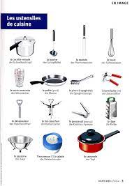 les ustensiles de cuisine vocabulaire cuisine ustensile cuisine francais debutant