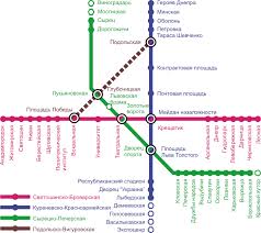Но вернемся на зеленую линию. Karta Metro Kieva Chema Kievskogo Metropolitena