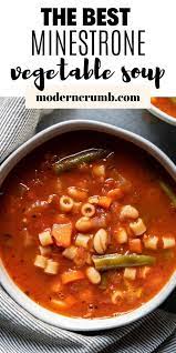 Minestrone Soup Recipe In 2021 Minestrone Soup Chicken Broth Recipes Chicken Soup Recipes