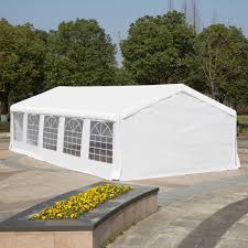 10'x10' carport garage car shelter canopy party tent sidewall with windows white introductions: 33x20ft 32x16ft Heavy Duty White Carport Canopy Gazebo Wedding Party Tent Garage Party Tent Carport Canopy Canopy Outdoor