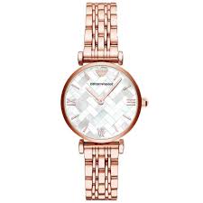 Shop women's emporio armani watches. Ladies Rose Gold Stainless Steel Emporio Armani Watch Ar11110 From Watch Pilot