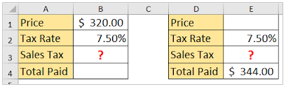 How To Calculate Sales Tax In Excel
