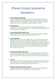 Maybe you would like to learn more about one of these? Survival A Simulation Team Exercise