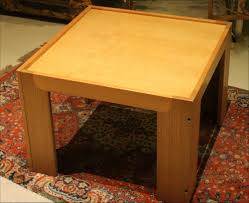 Cassina Mid Century Modern Italian Design Square Light Wood Coffee Table Building the most awesome coffee table ever.