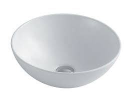 Vasque Ronde 16 Pouces En Porcelaine Blanche Vasques Lavabos Et Vasques Salles De Bain Produits Vasque Vasque Lavabo Vasque Salle De Bain