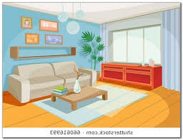 Reka Bentuk Latar Belakang Ruang Tamu Rumah Kartun Segar Orange House Anime Backgrounds Wallpapers Anime Scenery Wallpaper