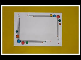 Diy Front Page Border Design With Sketch Pens Border Design For Project File Border Design New 479 Colorful Borders Design Page Borders Design Border Design
