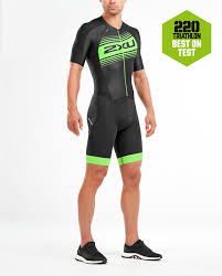 Compression Full Zip Sleeved Trisuit