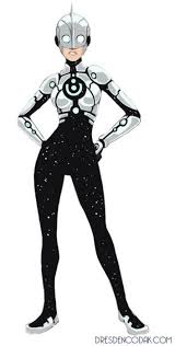 Black And White Superhero Suit Comic Character Drawings Since Her Origins Are Ostensibly Tied With Captain Marvel I Decided To Go A Route That In 2020 Superhero Design Super Hero Costumes Superhero