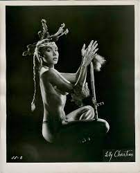 LILLY CHRISTINE VINTAGE ORIGINAL 1950s PHOTOGRAPH NUDE NATIVE AMERICAN  INDIAN | eBay