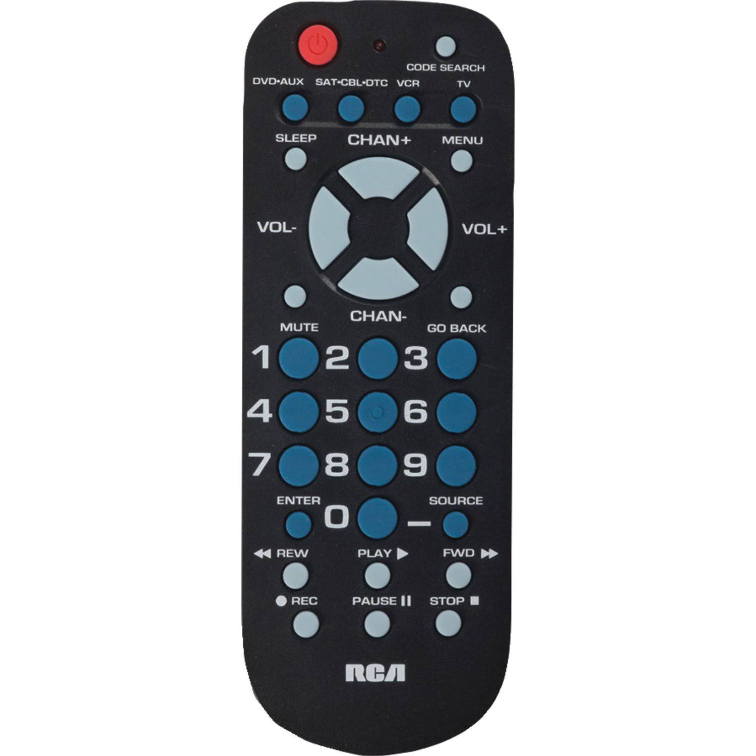 RCA Programmable Universal Remote Control rcr504be