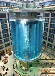 Berlin Cylindrical Aquarium Http Officespam Chattablogs Com Berlin Cylindrical Aquarium Hotel Big Aquarium Aquarium