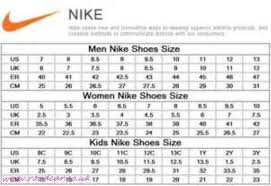 Nike Mens To Womens Size Conversion Chart Nike Shoes Size Chart Nike Shoe Size Shoe Size Chart Kids