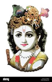 Lord krishna Cut Out Stock Images & Pictures