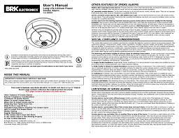 Detector includes battery backup and mute button. Brk Electronic Smoke Alarms User Manual Manualzz