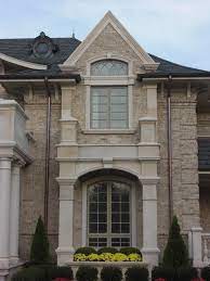 The limestone blocks are cut at the quarry and. Brick And Limestone Veneer Traditional Exterior New York By Tino Gc Houzz