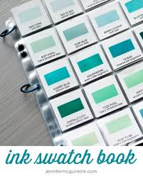 Complete Ink Swatch Book Downloads Jennifer Mcguire Ink