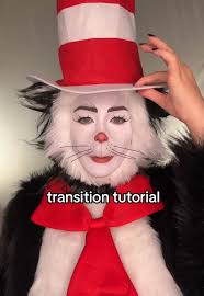 Cunty Cat in The Hat Makeup