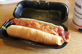 It can also refer to the sausage itself. Bacon And Cheese Hot Dog Picture Of Cook Out Asheville Nc Tripadvisor