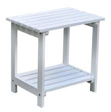 Shine Company Rectangular Side Table Small White Shine Company Inc Http Smile Amazon Com Dp B00 Patio Side Table Outdoor End Tables Coffee Table Furniture