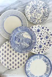 Memorial Day Table Blue Dishes Blue And White China Blue Plates