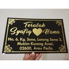 Perkara pertama yang perlu anda buat ialah jenis pelan lantai yang anda inginkan. Terlaris Papan Tanda Alamat Rumah Address Home Signage Shopee Malaysia