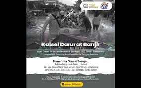 Sebanyak 21.990 jiwa terdampak banjir di kalimantan selatan. Sejumlah Komunitas Di Sampit Buka Donasi Untuk Korban Banjir Kalsel