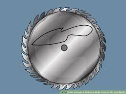 How To Make A Guthook Knife From An Old Saw Blade Saw Blade Knife Making Diy Knife